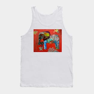 Red Elephants Tank Top